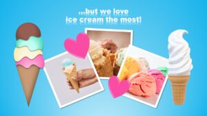 ice cream sample slide